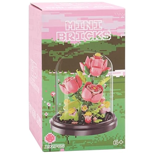 CHRISTMAS MINIBRICKS PINK ROSES