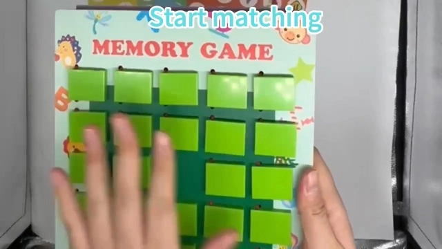 Matching Memory Game - 3-8 1 pieces