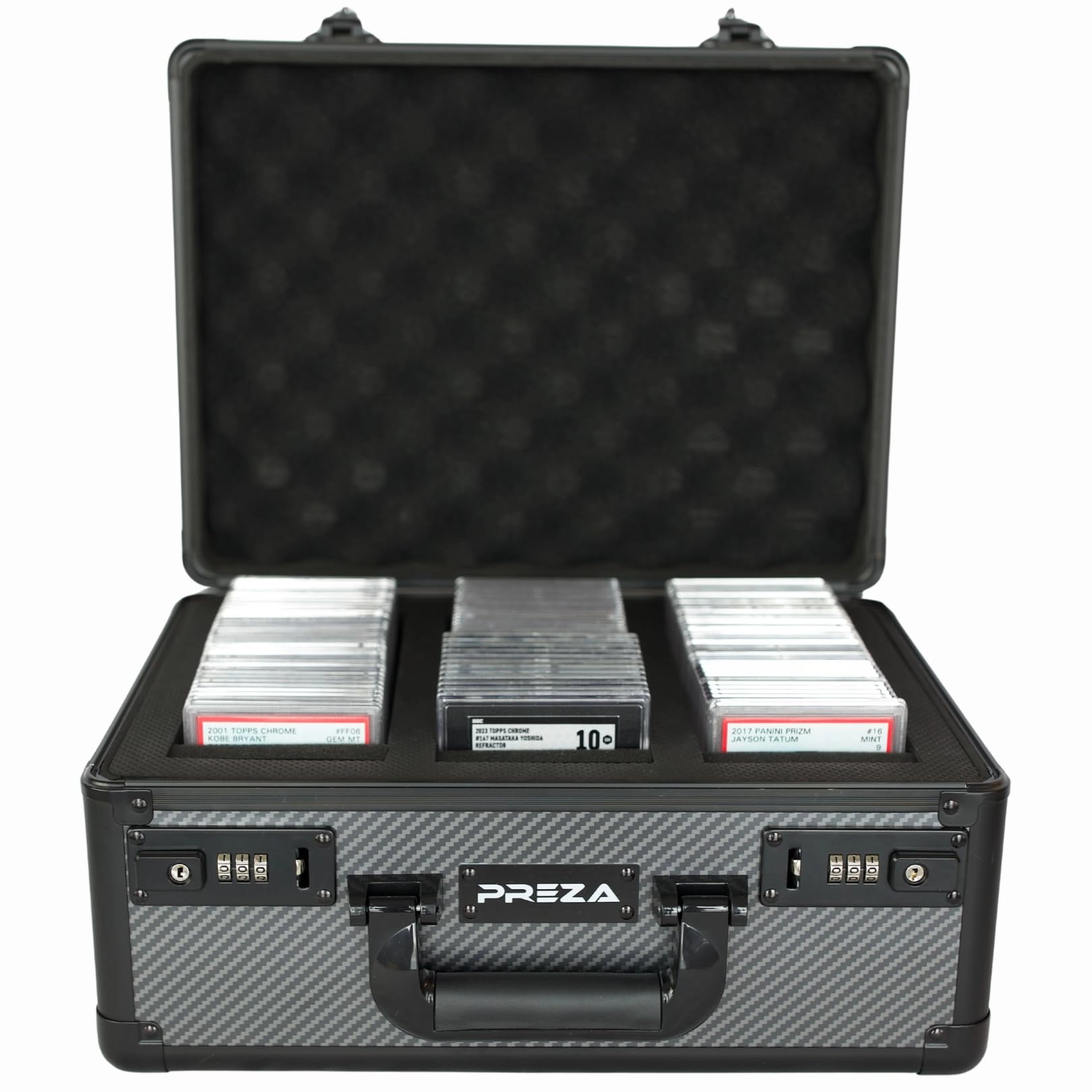 PREZA Slab Case - Large Combination and Key Lock