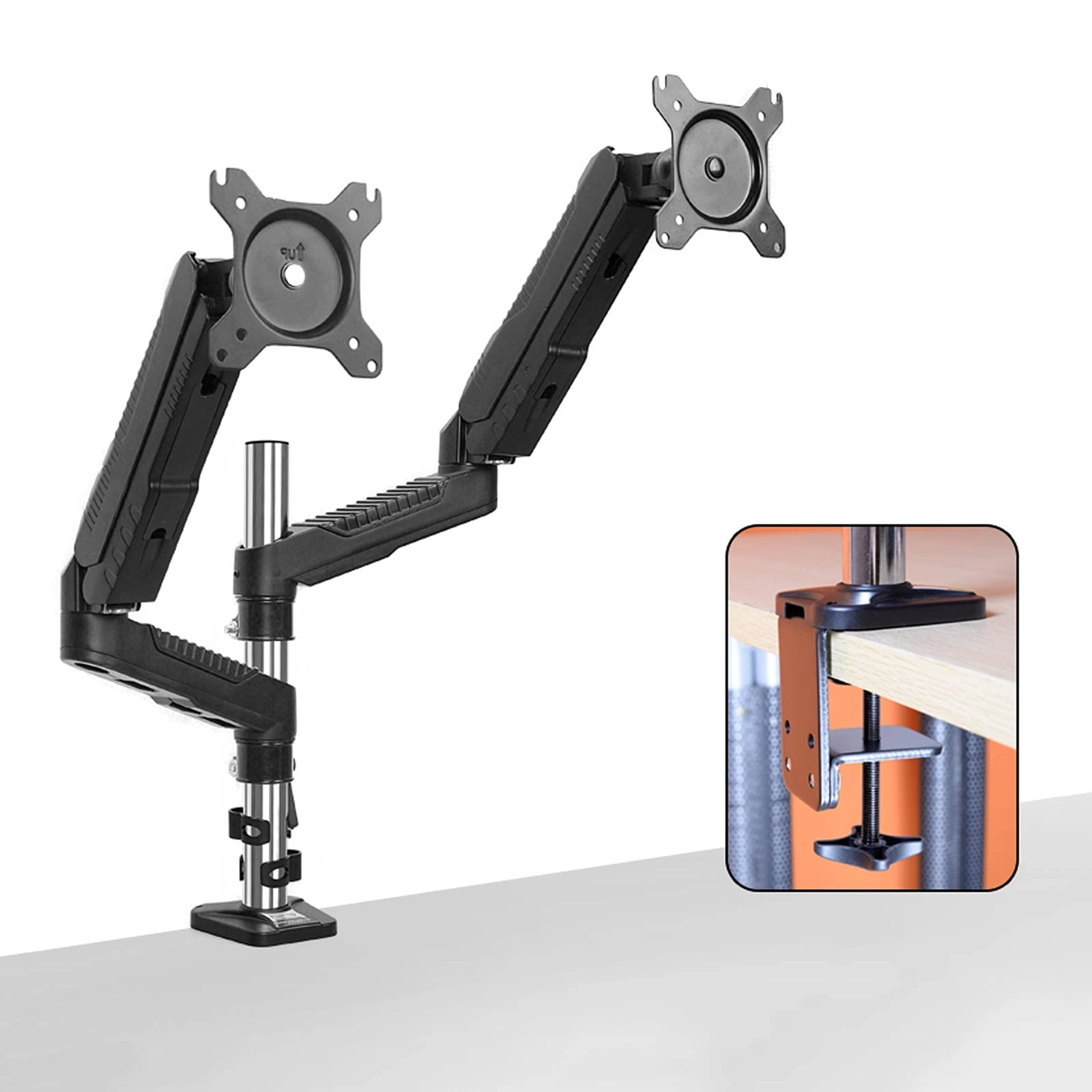 zydp Monitor Arm - 2-in-1 15"-27" VESA 75X75 100x100