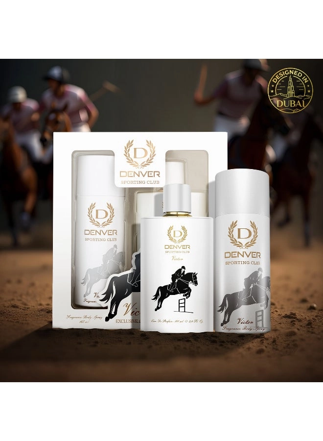 Denver Victor Deo - 165ml + Victor Perfume - Eau de Parfum 100ml