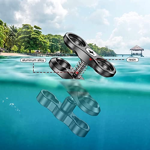 Ball Clamp Mount - 1" 2pcs Aluminum