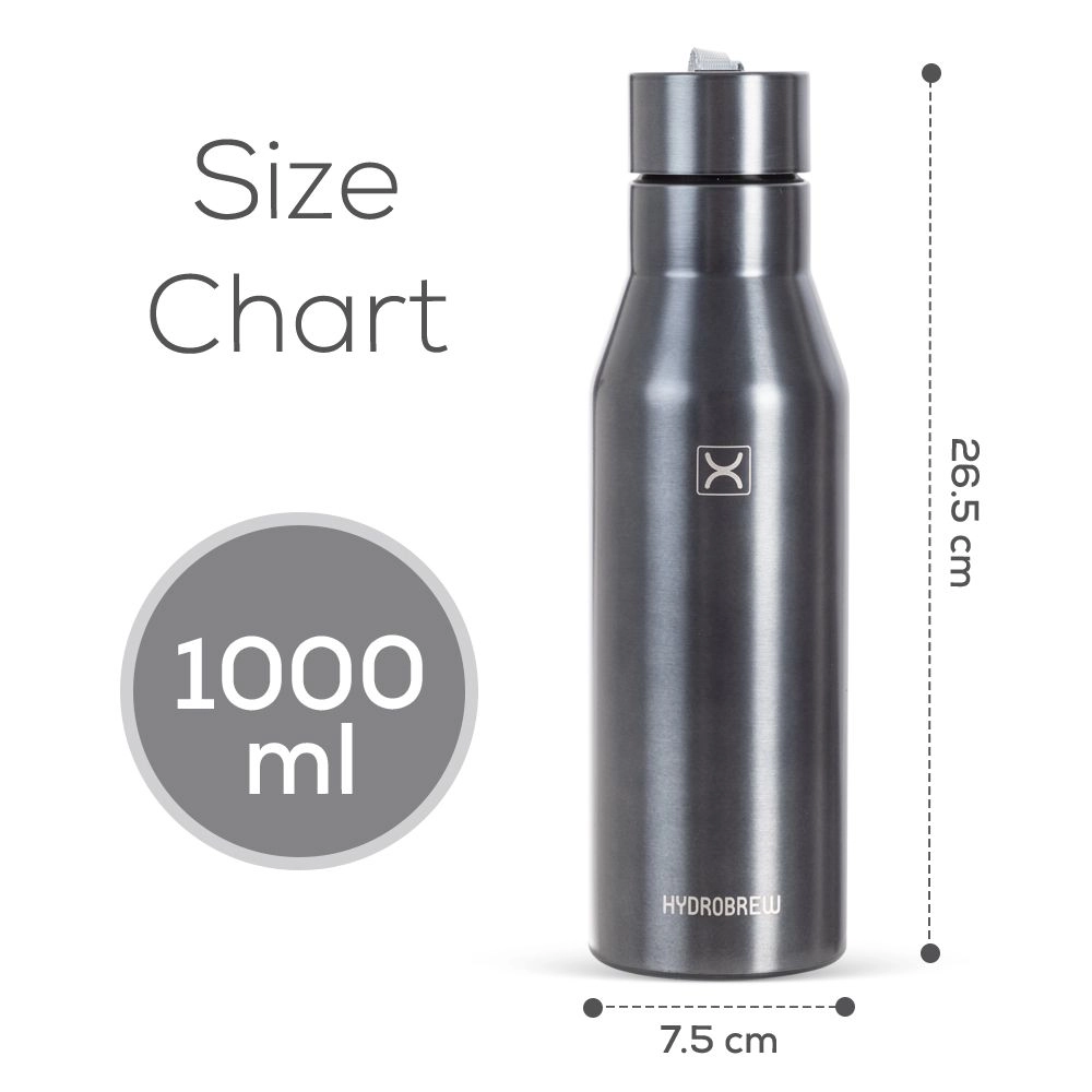 Water Bottle - Leak-Proof Spout Lid - 1000 ml