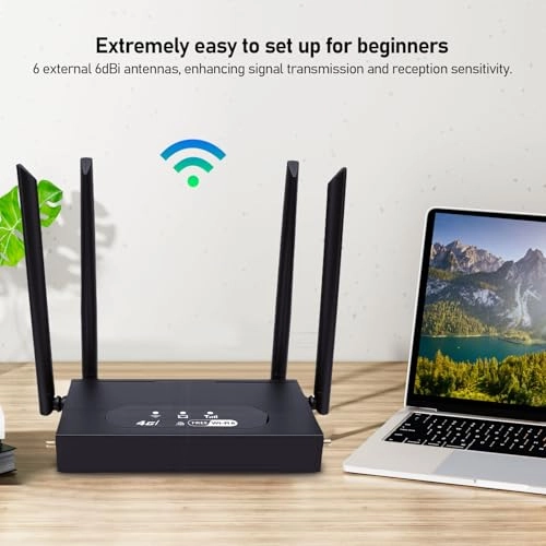 WiFi 6 Cellular Router - 4G LTE 802.11 b/g/n 300Mbps