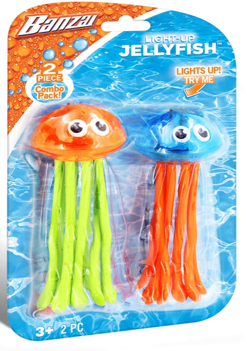 Banzai Light Up Jellyfish - Diving & Swimming Pool Toys