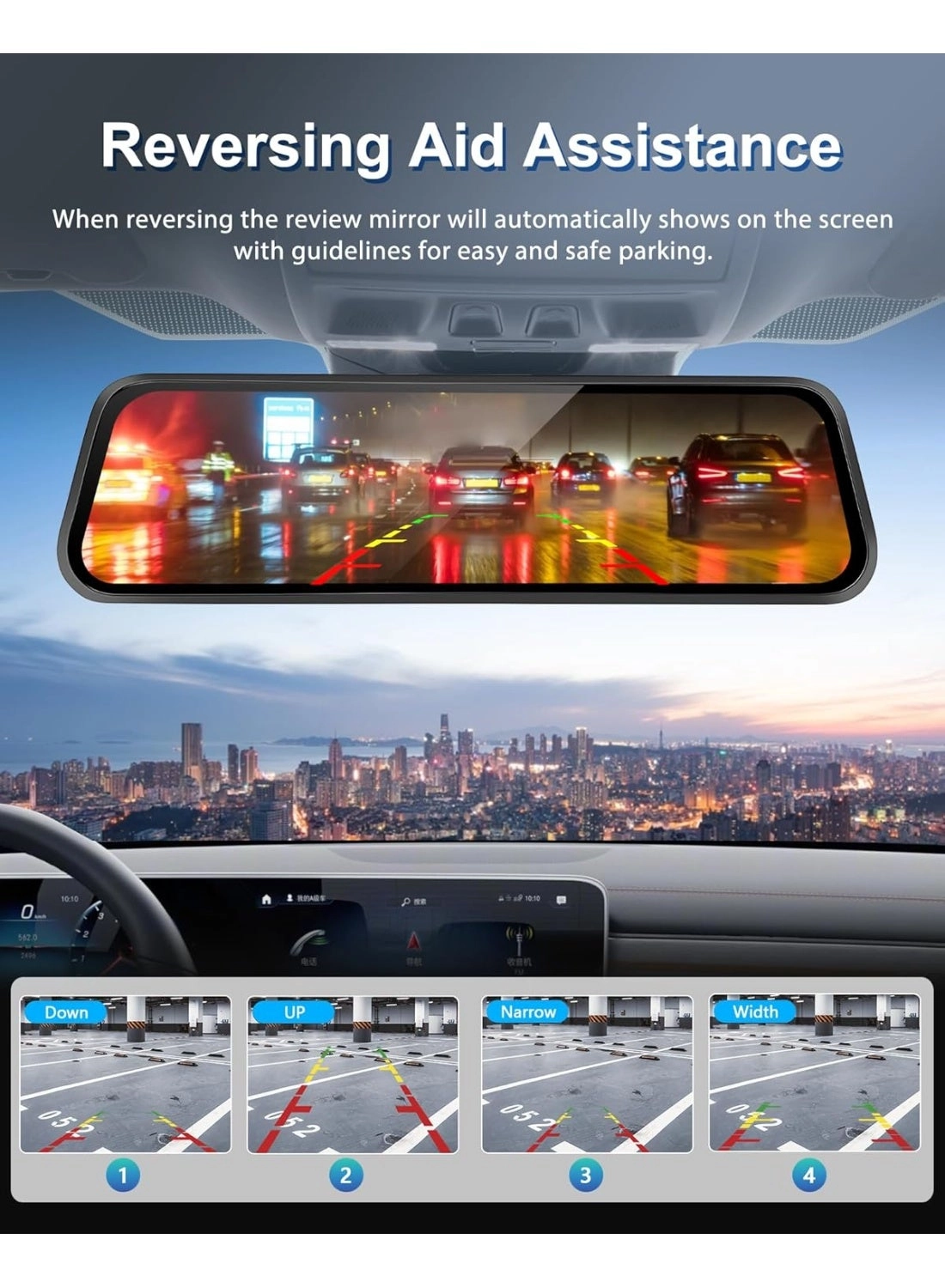 Touch Screen Dash Camera 1080P