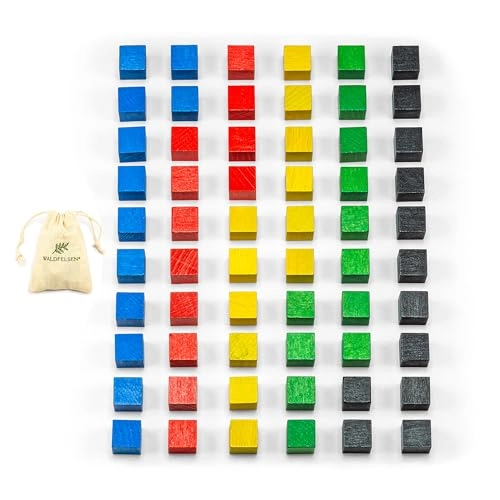 wooden cubes - 3 years and up 60 piece(s)