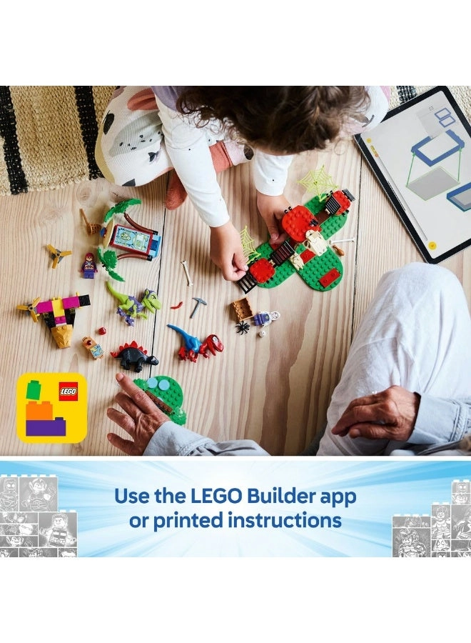 Marvel Spidey and Gobby’s Raptor Battle at Tree House HQ - Spider-Man