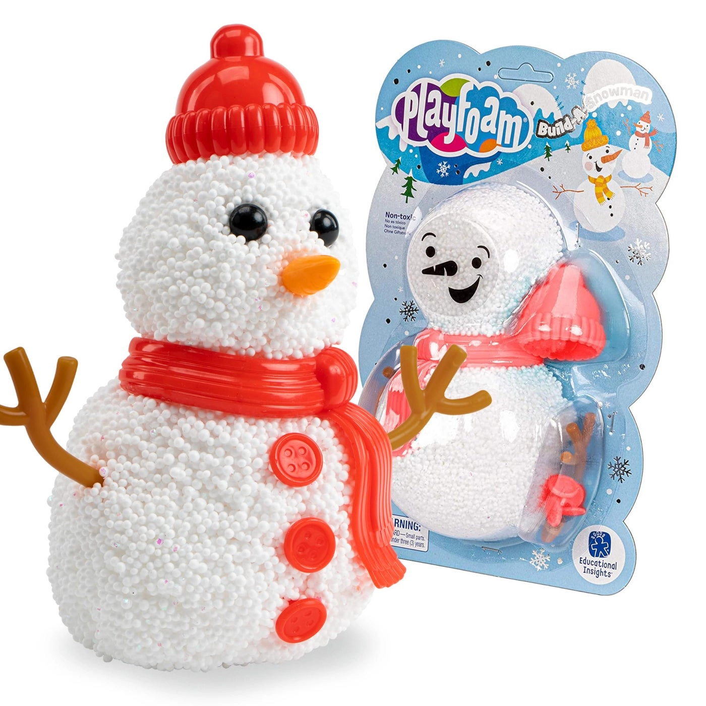 Playfoam Build-a-Snowman - 3+ 3 pieces