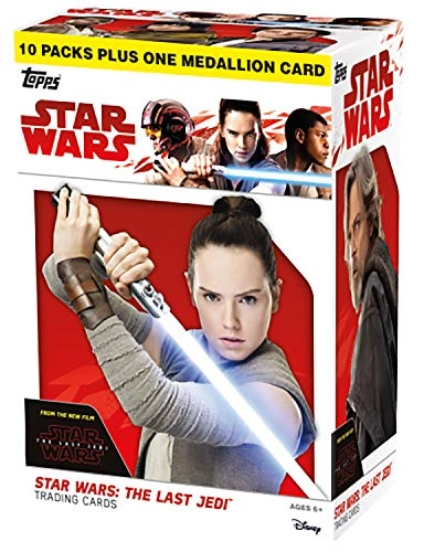 Star Wars: The Last Jedi Blaster Box - 10 Packs 6 Cards Per Pack