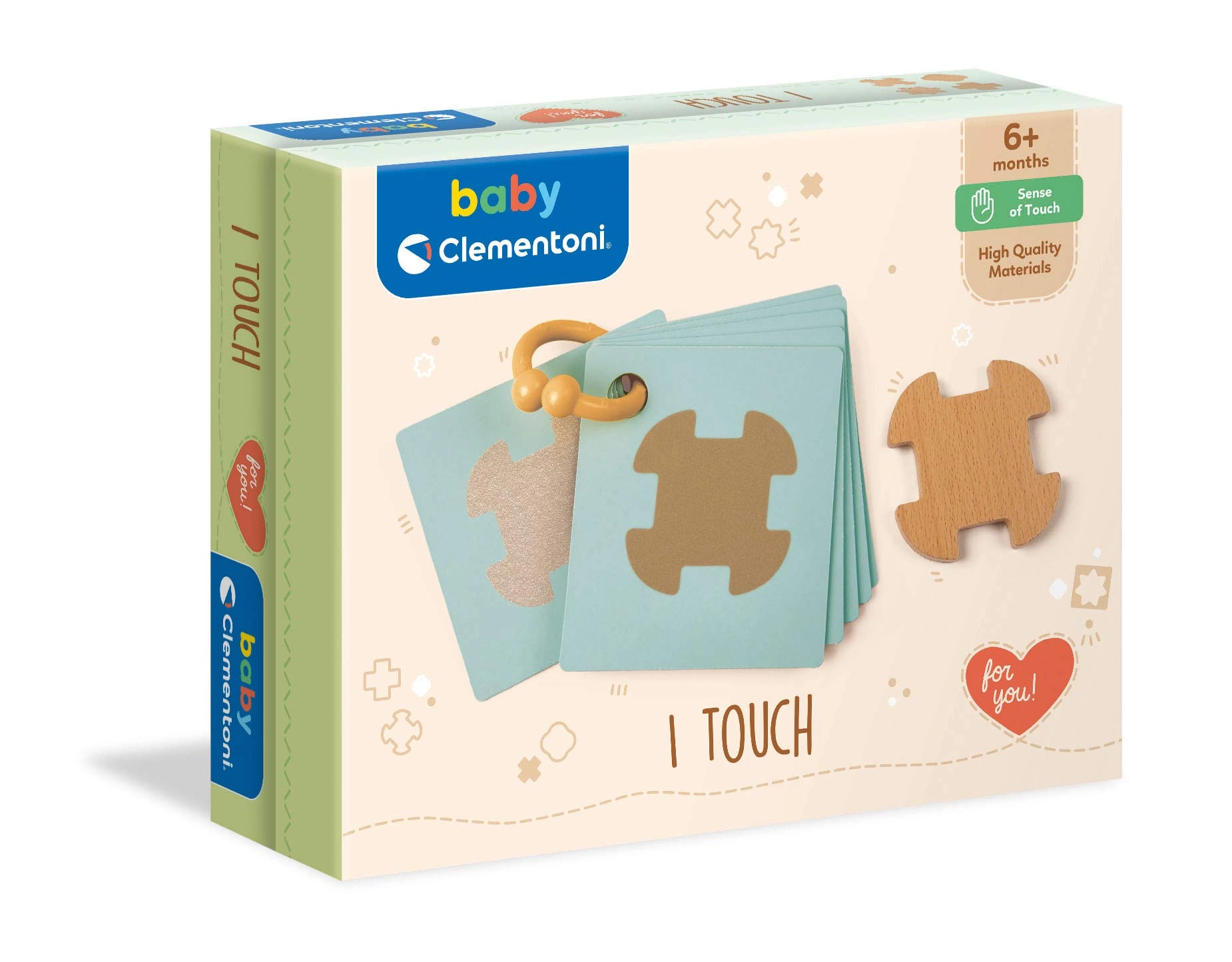 Clementoni Baby for You-I Touch - 6m+ 12 pieces