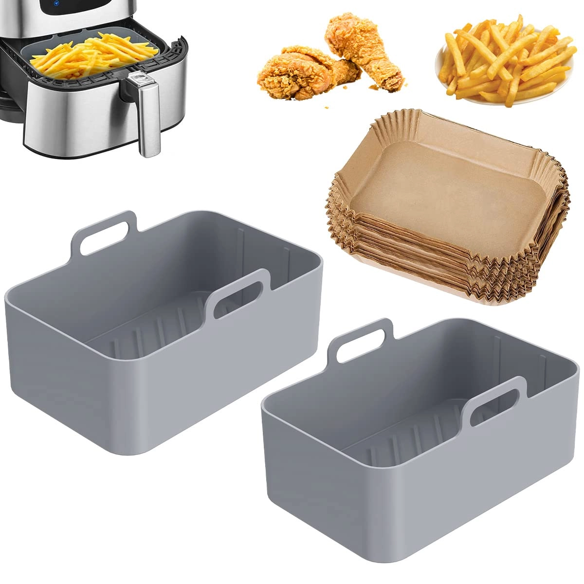 LBTYQ Silicone Pot - Silicone 2pcs