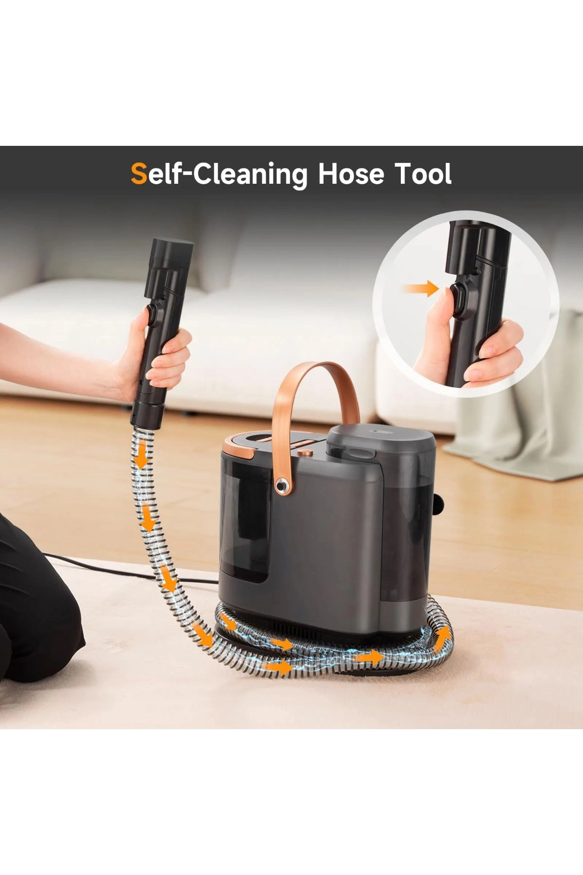 Portable Carpet Cleaner - Wet-Dry