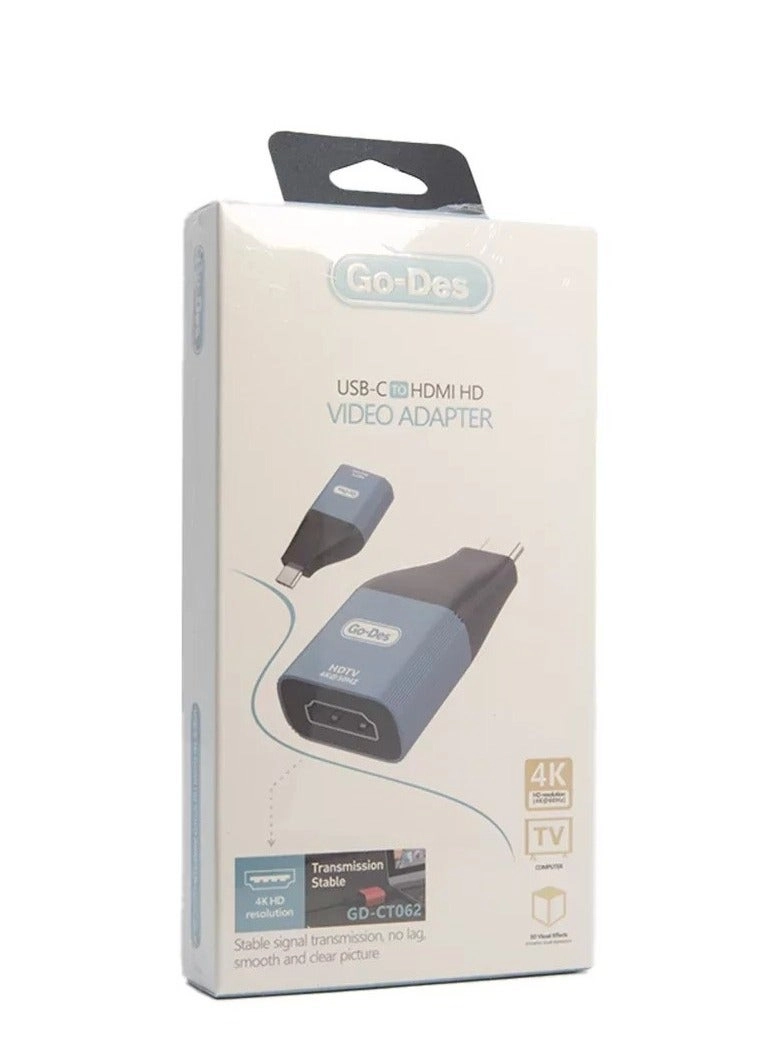 USB-C to HDMI HD Video Adapter - GD-CT062