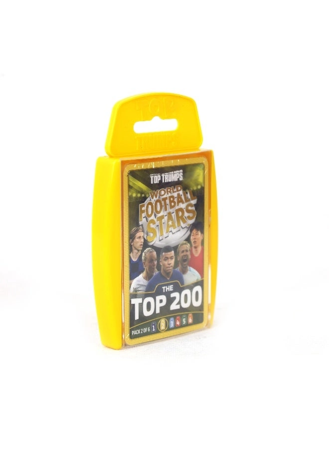 Top Trumps World Football Stars - Top 200 Gold Foiled Cards