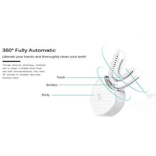 Ultrasonic Toothbrush - 360° Automatic U-shaped Wireless Charging