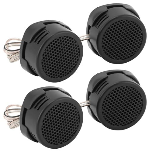 QWORK Silk Dome Tweeter - 2 Pairs 500W 4 Ohm