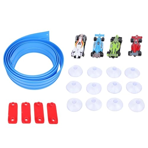 Flex Tracks Race Cars - 1 x rail 4 x Cars 16 x accessories