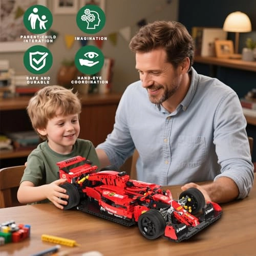 1:14 MOC Sports Vehicle Model Kit - 1200pcs