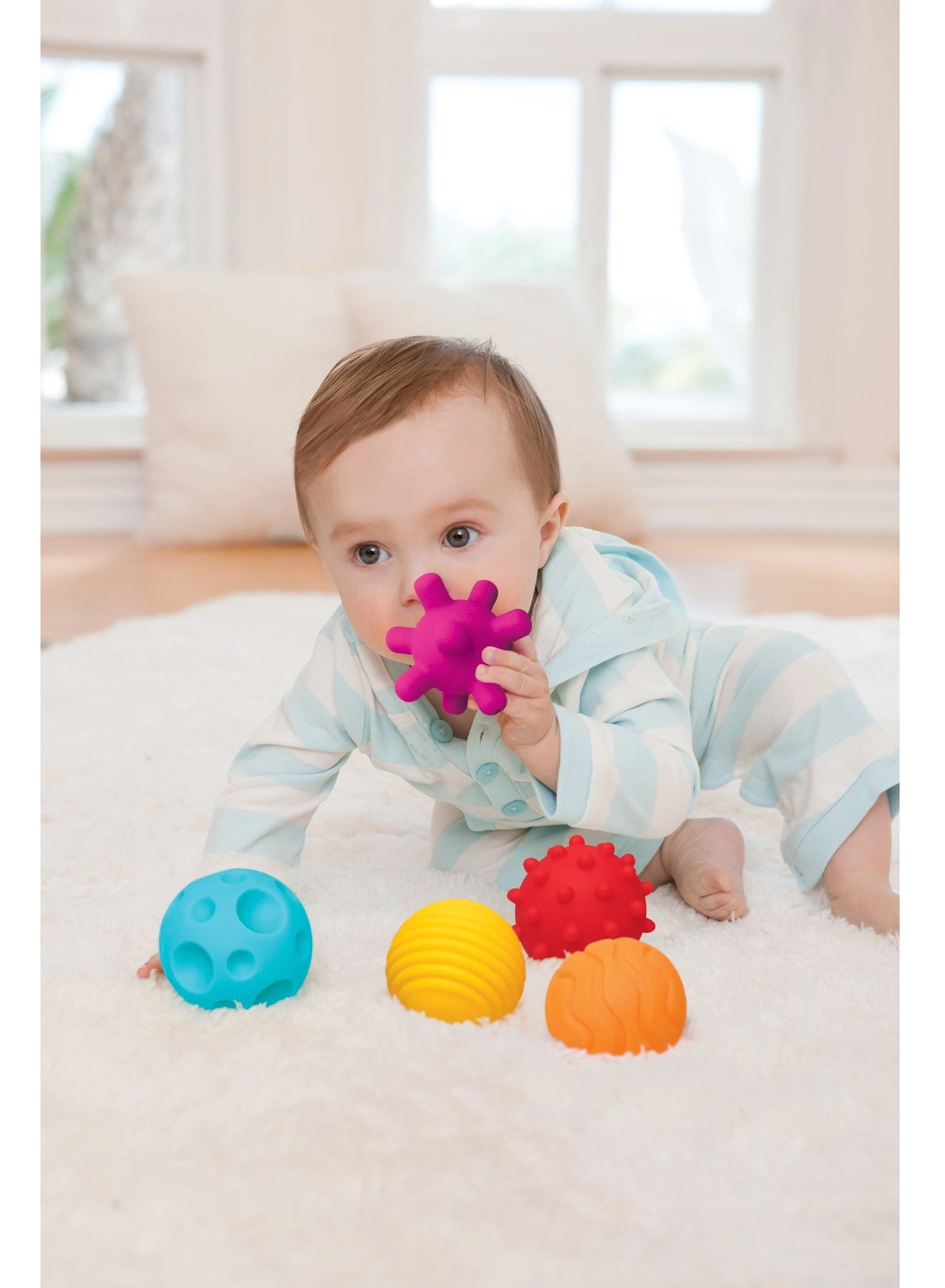 Stackables Balls Blocks And Buddies Activity Playset - Suitable from Birth 24 pieces