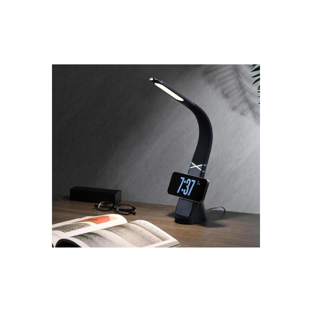 Mag LED Desk Lamp - MagSafe Wireless Charging Flexible Gooseneck