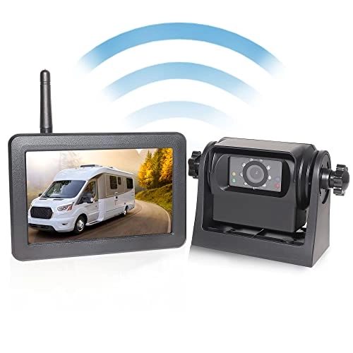 Wireless WiFi Magnetic Hitch Backup Camera - Night Vision 1080P