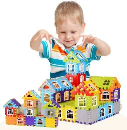 My Happy House Home Building Blocks - 72 pcs