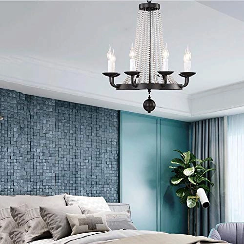 American Rustic Living Room Chandelier - 50cm