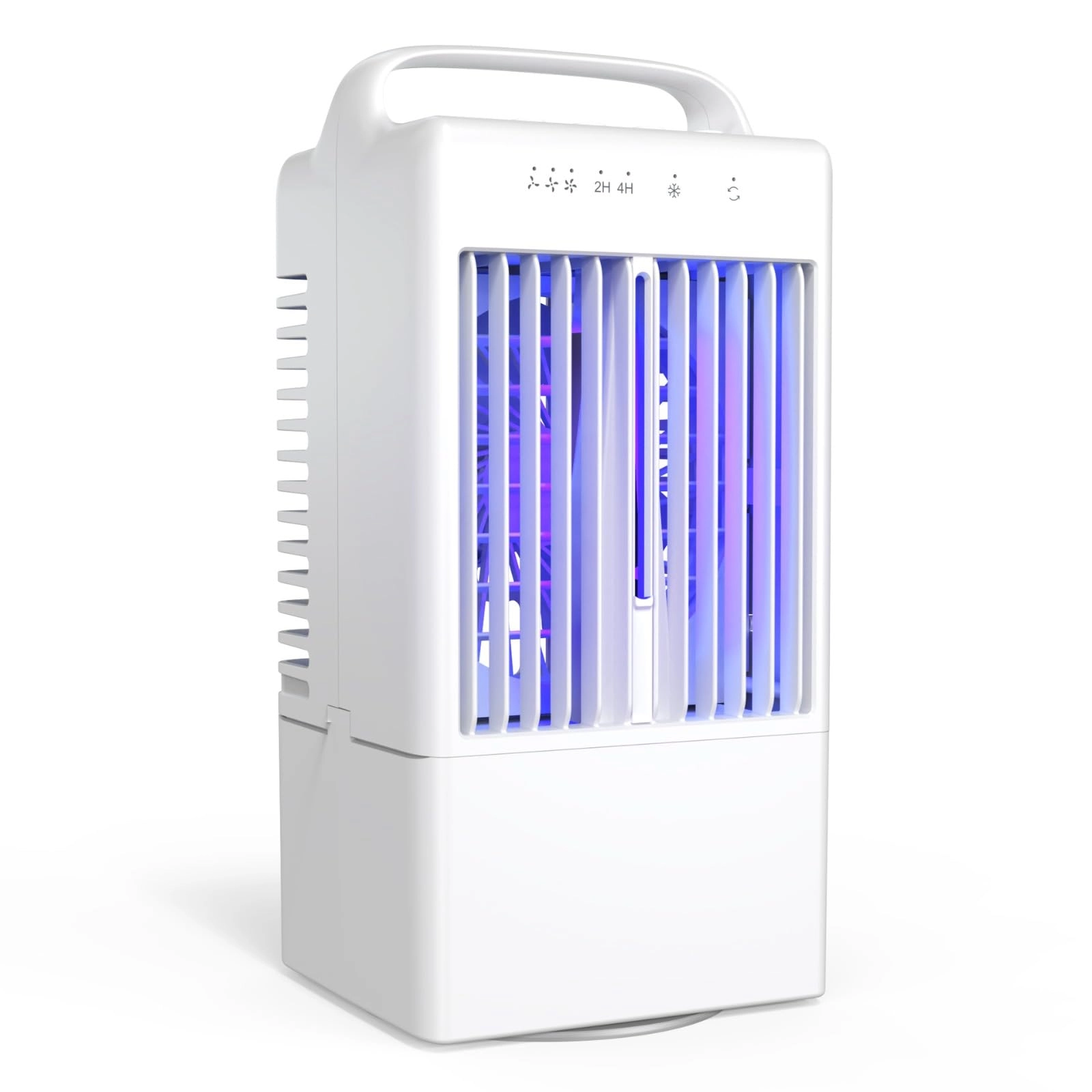 Gnrique Mini Portable Air Conditioner - 36dB 3 Speed Colorful Mood Light