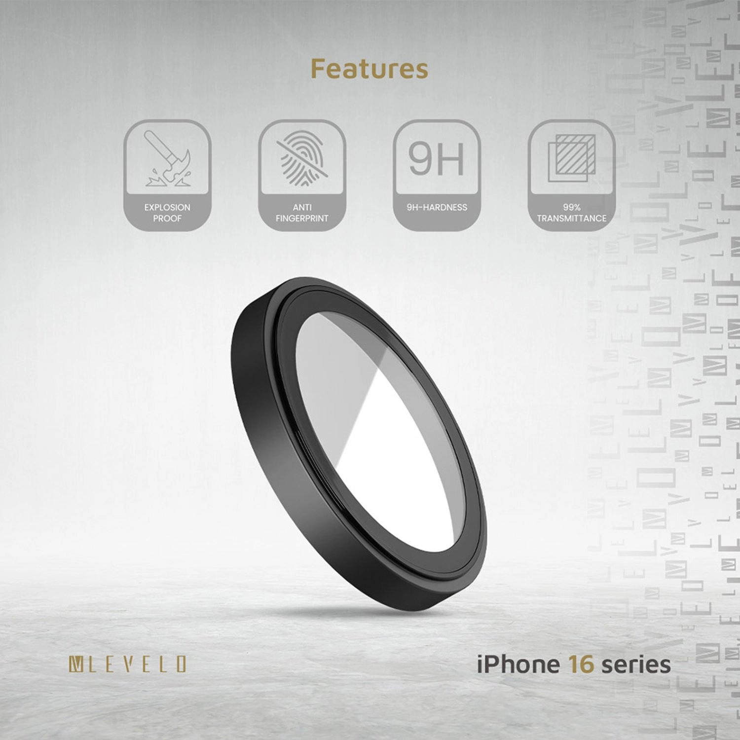 Anti-Fingerprint Glass Camera Lens Protector for iPhone 16 Pro / iPhone 16 Pro Max