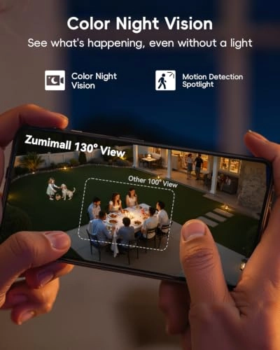 Outdoor Security Camera 2K