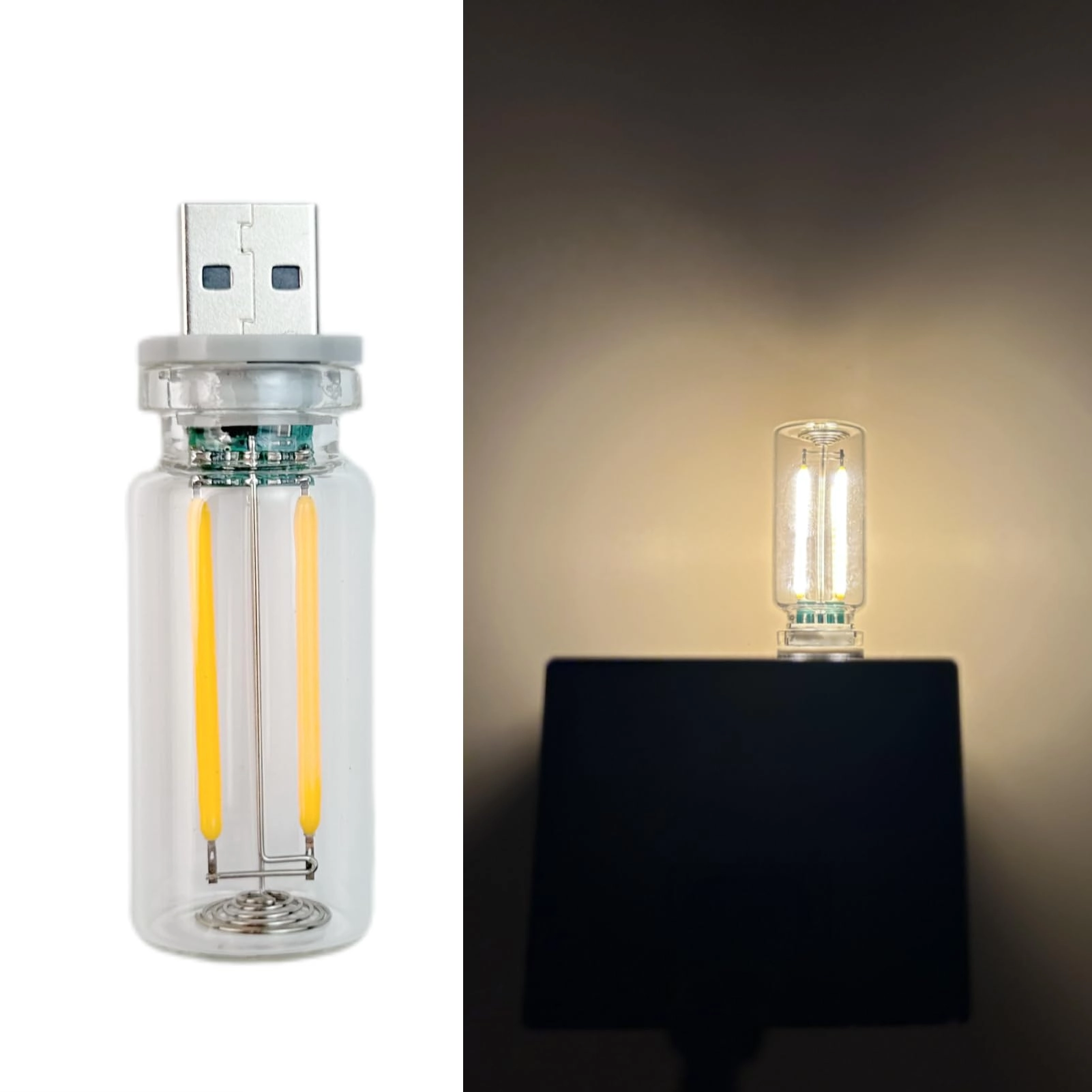 poteital Dimmable USB Touch Control Led Light - Night Light Yellow