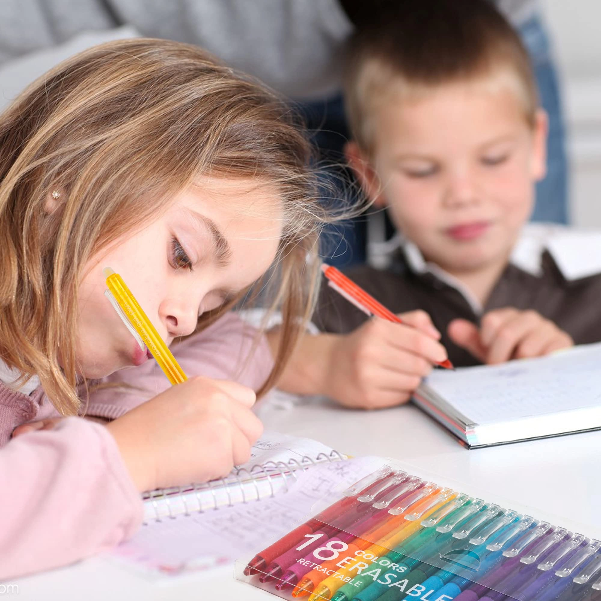 Retractable Erasable Gel Pens - 18 0.7mm