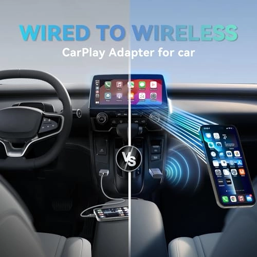 Wireless CarPlay Adapter - Converts Wired to Wireless USB C