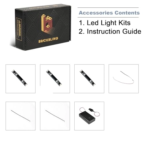 LED Light Set - Compatible with 42165 Mercedes-AMG F1 W14 E Performance White