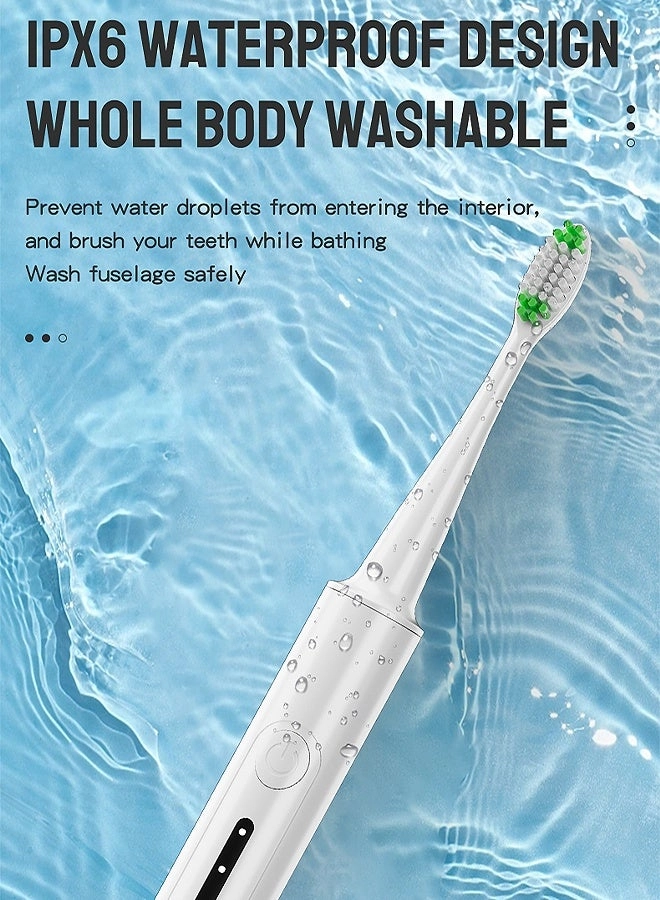 Electric Toothbrush - Rechargeable 5 modes + Water Flosser - IPX7 Waterproof