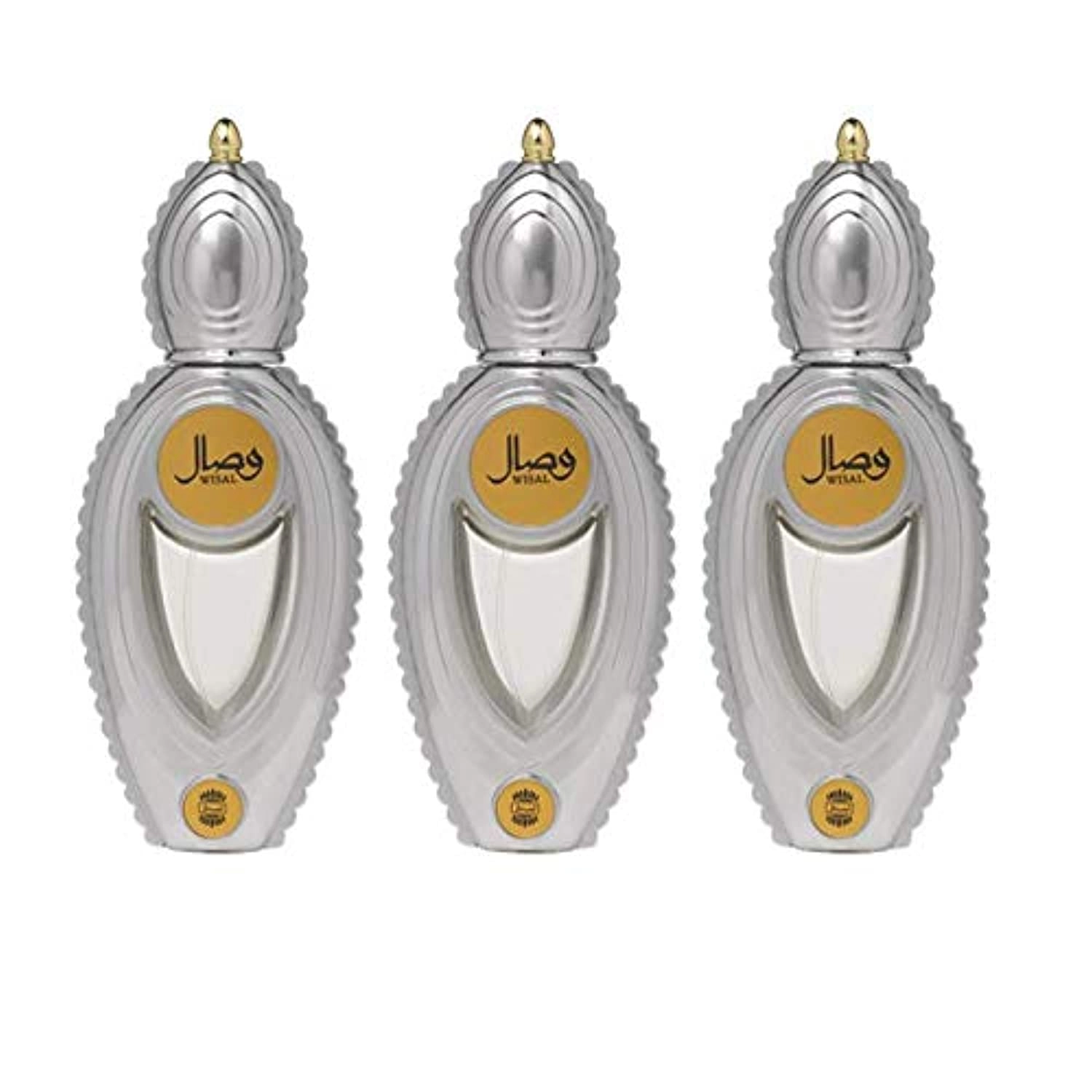 Ajmal Perfumes manufacturing and Oudh Processing industries Wisal Eau de Parfum 3X50 ml Pack