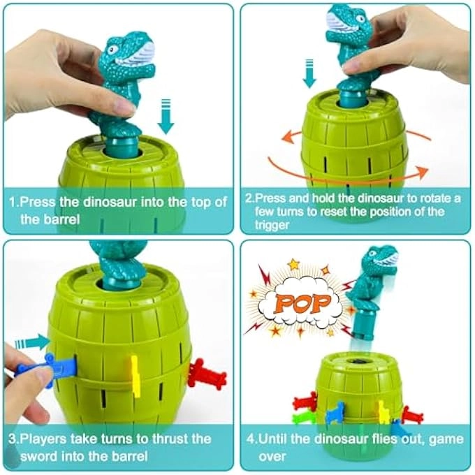 Dinosaur Pop Up Game - 3 Years and Older