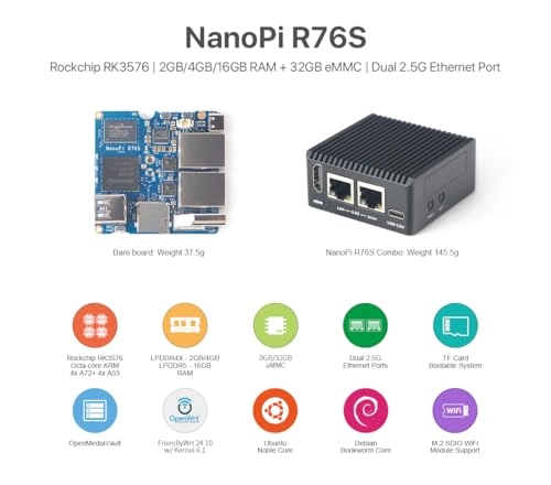 NanoPi R76S - 867 Mbps 802.11ac