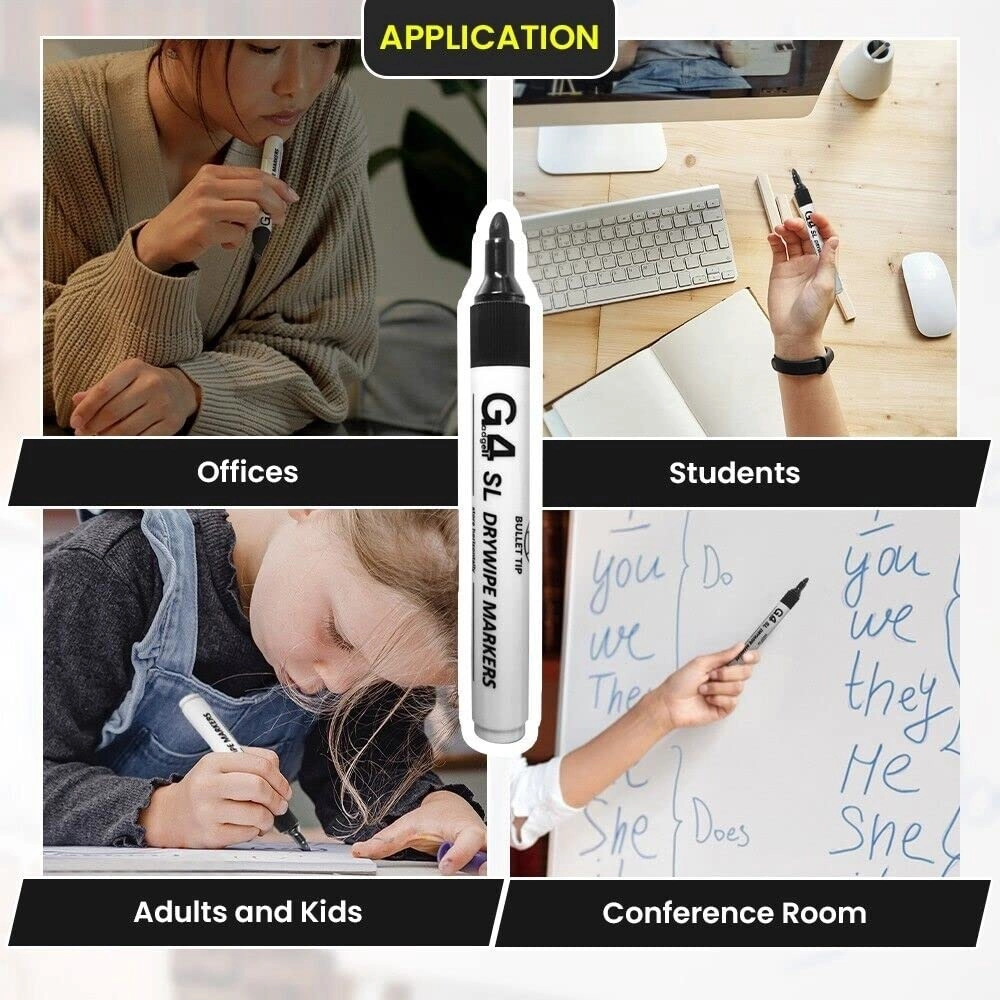 Whiteboard Marker - Black Bullet