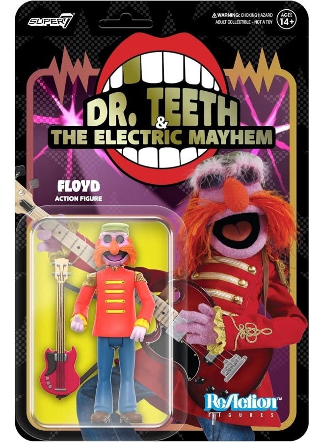 Super7 The Muppets Electric Mayhem Band - Floyd (RE-MUPPW01-EMF-01)