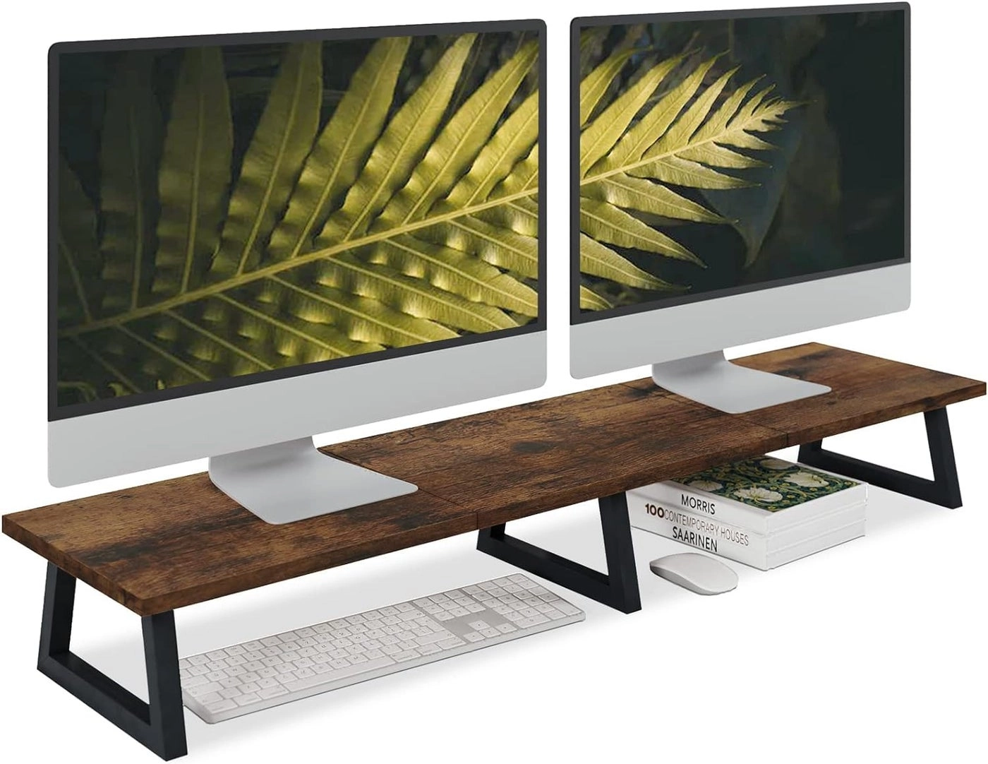 Craftsline Dual Monitor Stand Riser - 2 Monitors 39Inch