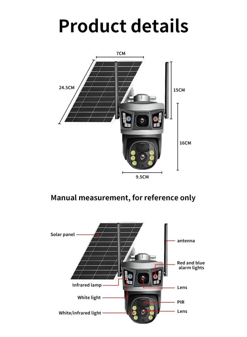 Smart Solar Security Camera 4K