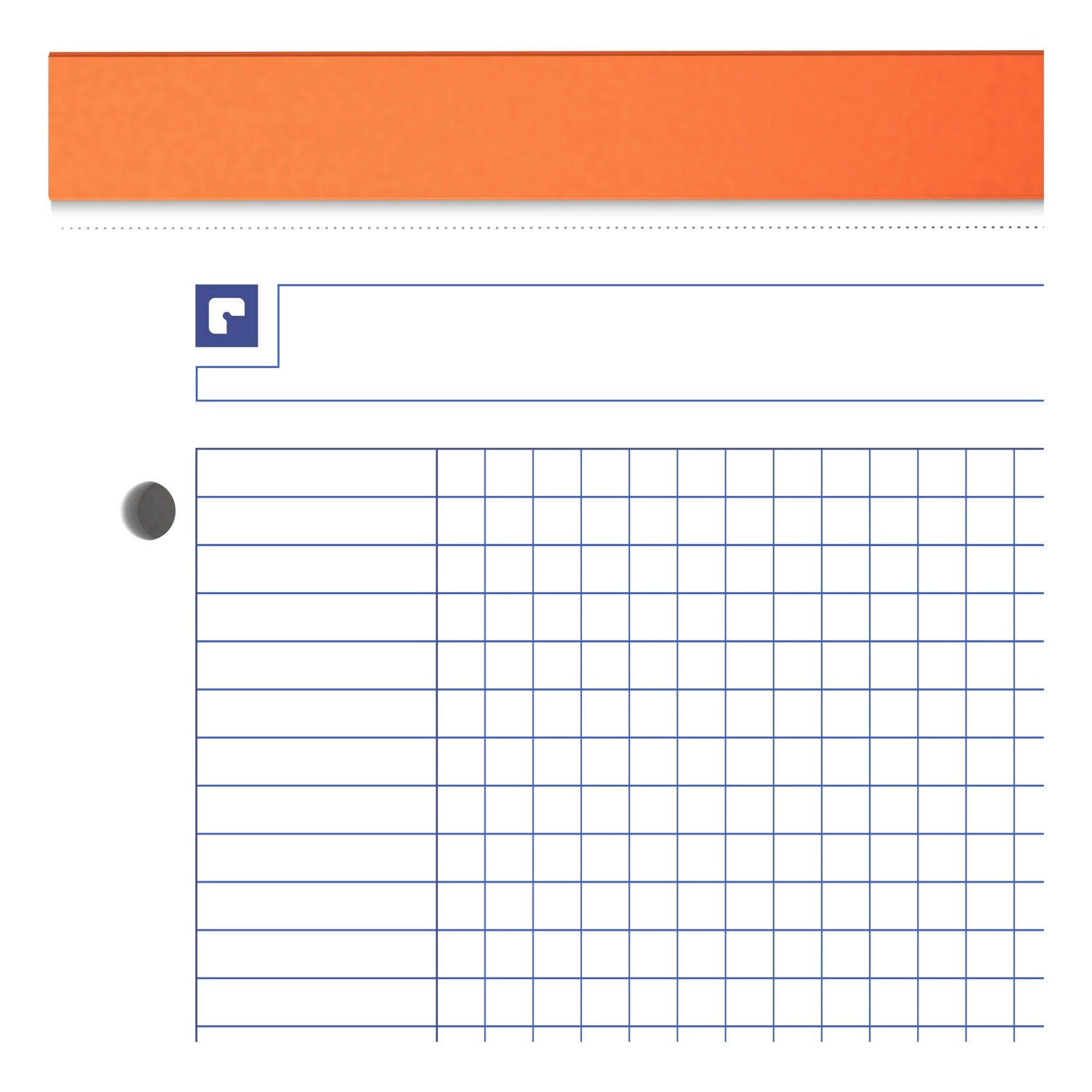 NOTEPAD ORANGE SP 21*31