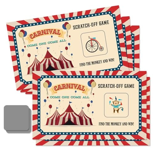 Scratch-off game cards - 50 Psc (for adults or over 12 years old)