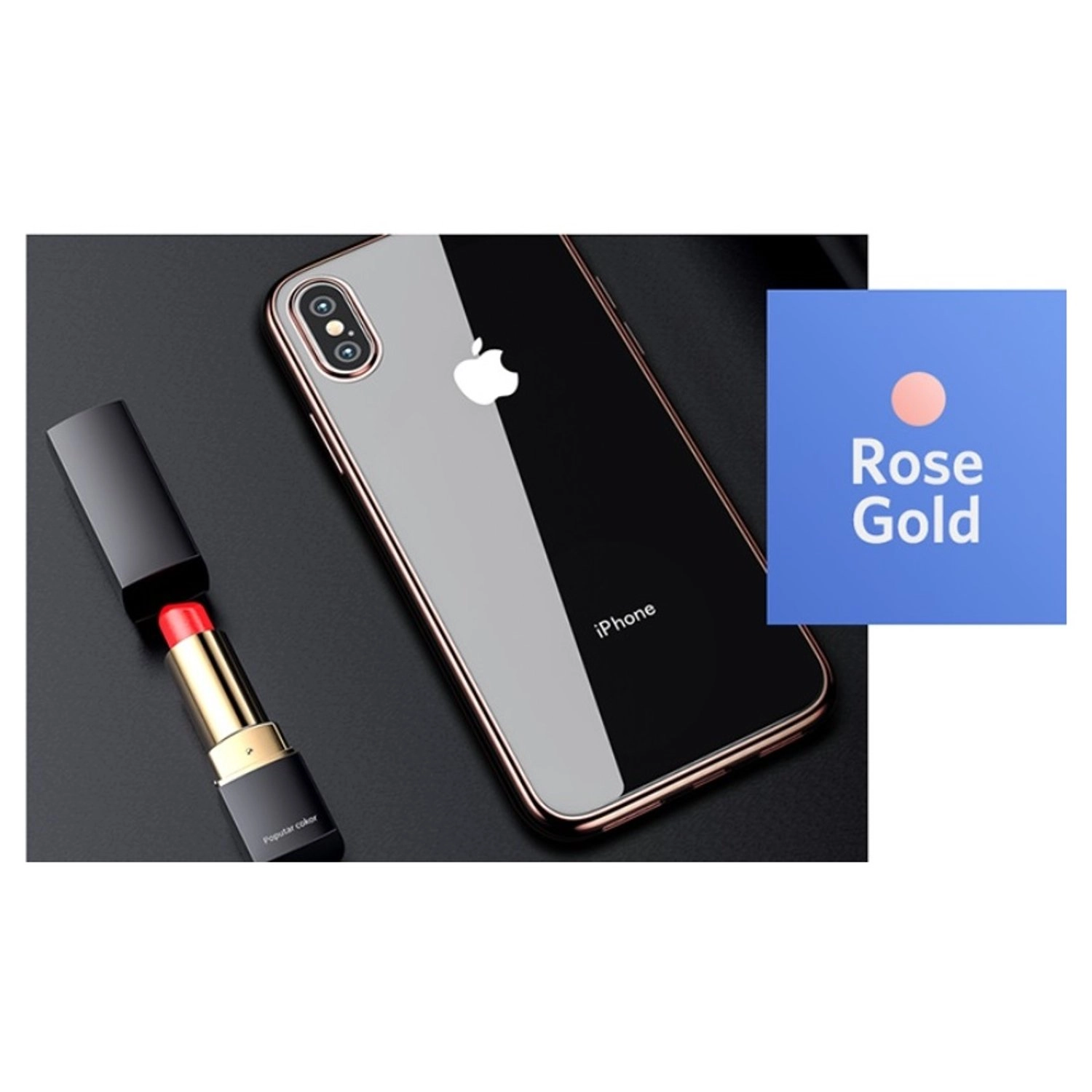 Electroplating TPU Case for iPhone Xs