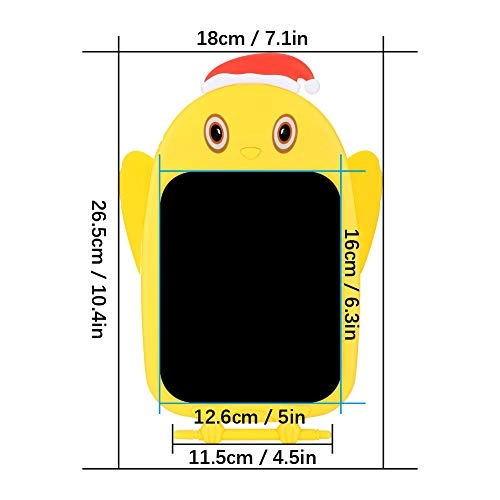 LCD Writing Tablet Owl Christmas - 3 pcs