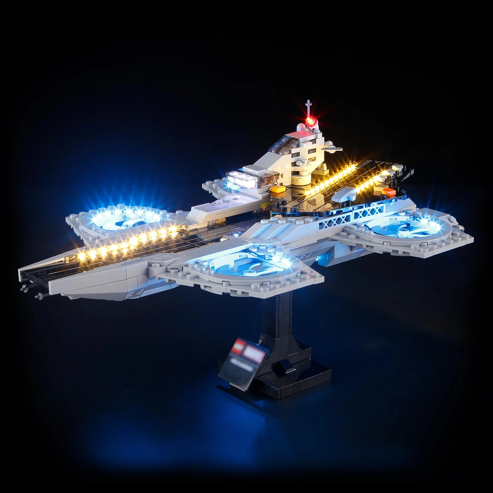 GEAMENT LED Light Kit for LEGO The Avengers Helicarrier 76295