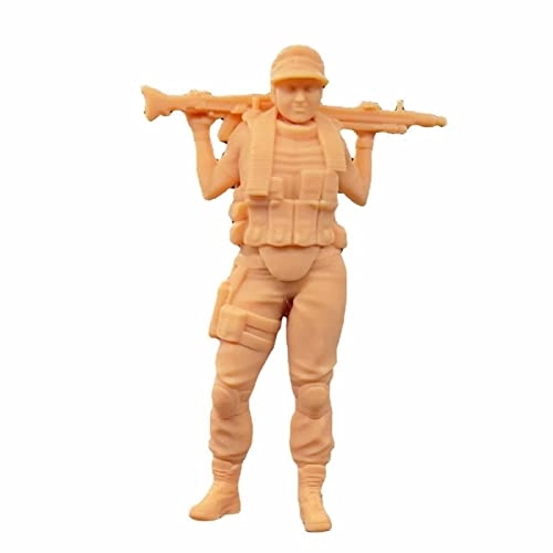 Figure Male and Female Military Soldier Model Miniature Scene GK - 1.0 Count 1/35