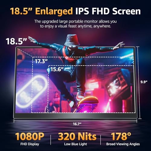 U185LS - 1080P 18.5 Inch